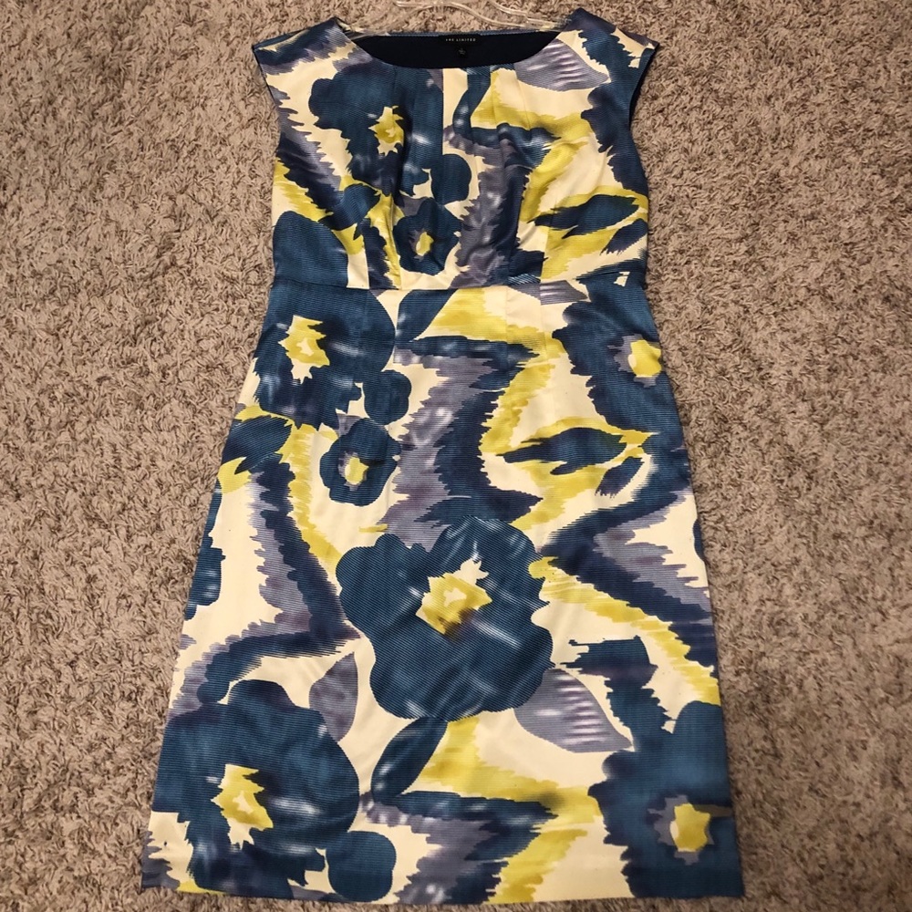 The Limited Floral Satin Dress